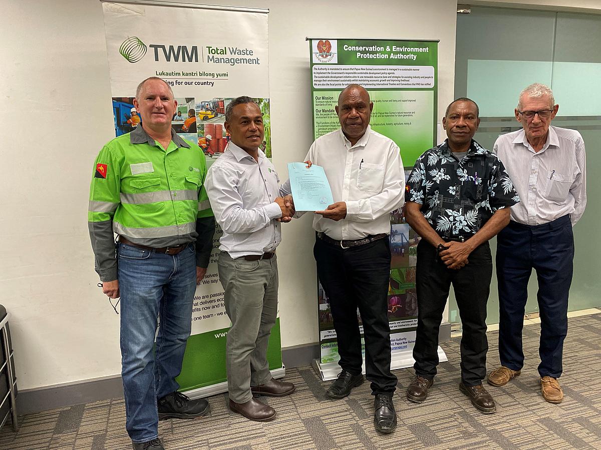 TWM PNG Limited - A NATIONALLY PNG-OWNED BUSINESS IS GRANTED THE HIGHEST LEVEL OF ENVIRONMENT PERMIT THAT CAN BE ISSUED UNDER THE PNG ENVIRONMENT ACT 2000