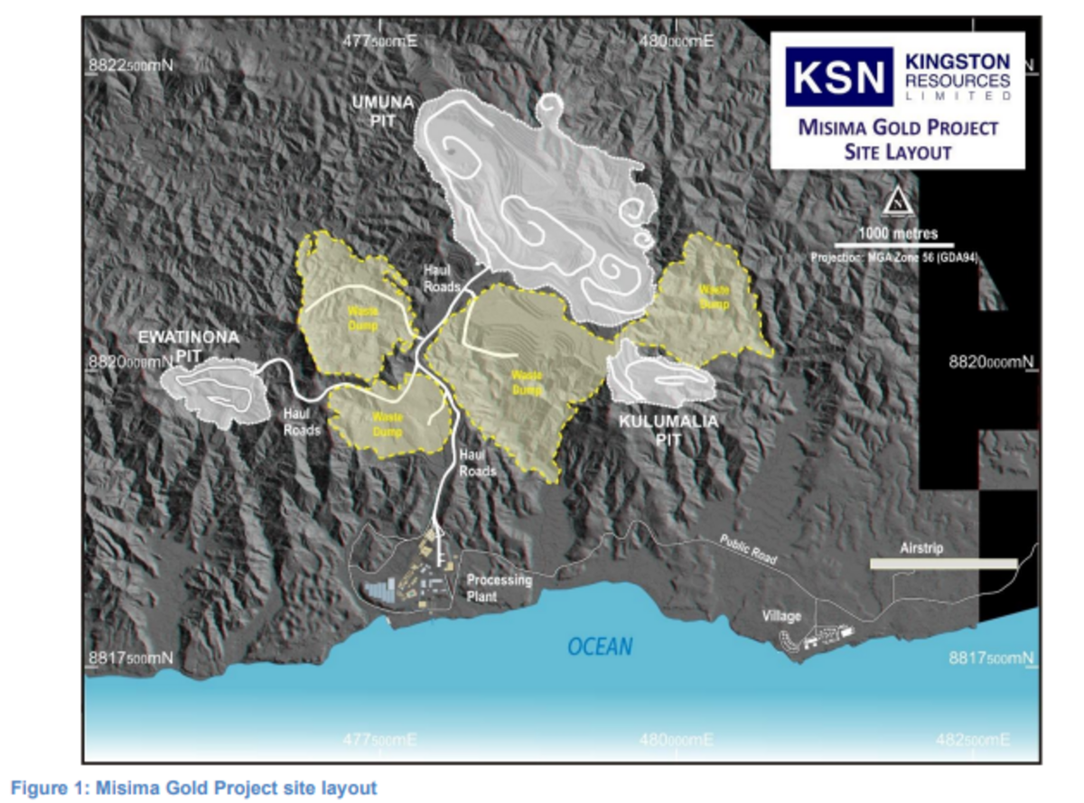 Misima DFS confirms potential for long-life, low-cost gold mine with 1.73Moz Reserve, $956m NPV