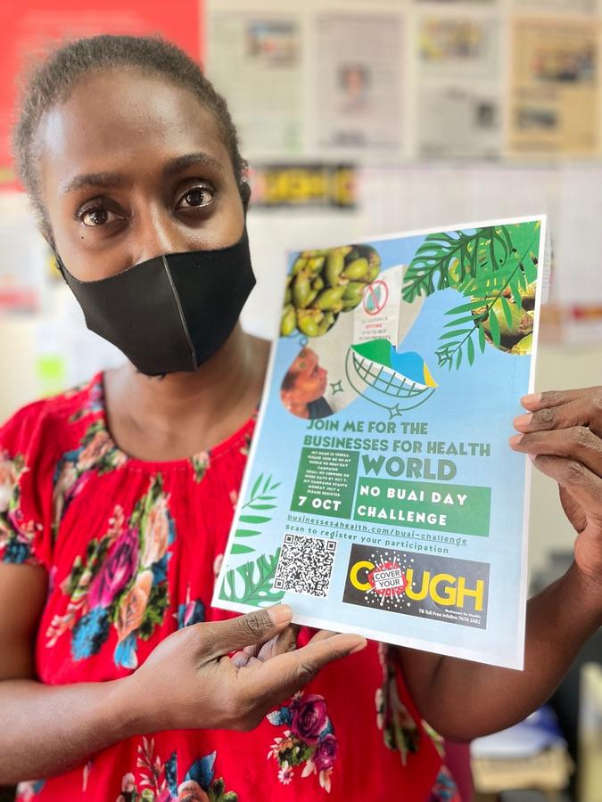 WORLD NO BUAI DAY CAMPAIGN STARTS NOW! BUSINESSES FOR HEALTH PNG 