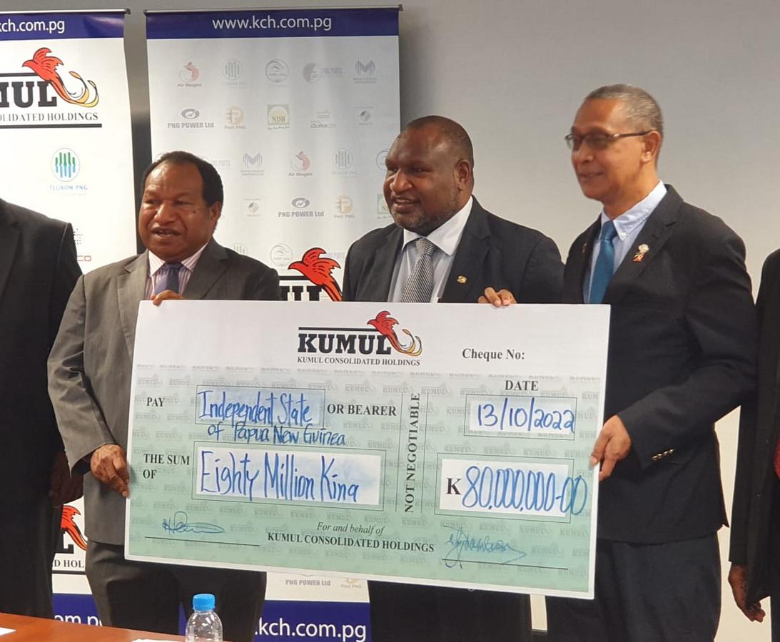 PNG's KCH pays K80 Million Dividend to the State after 7 years