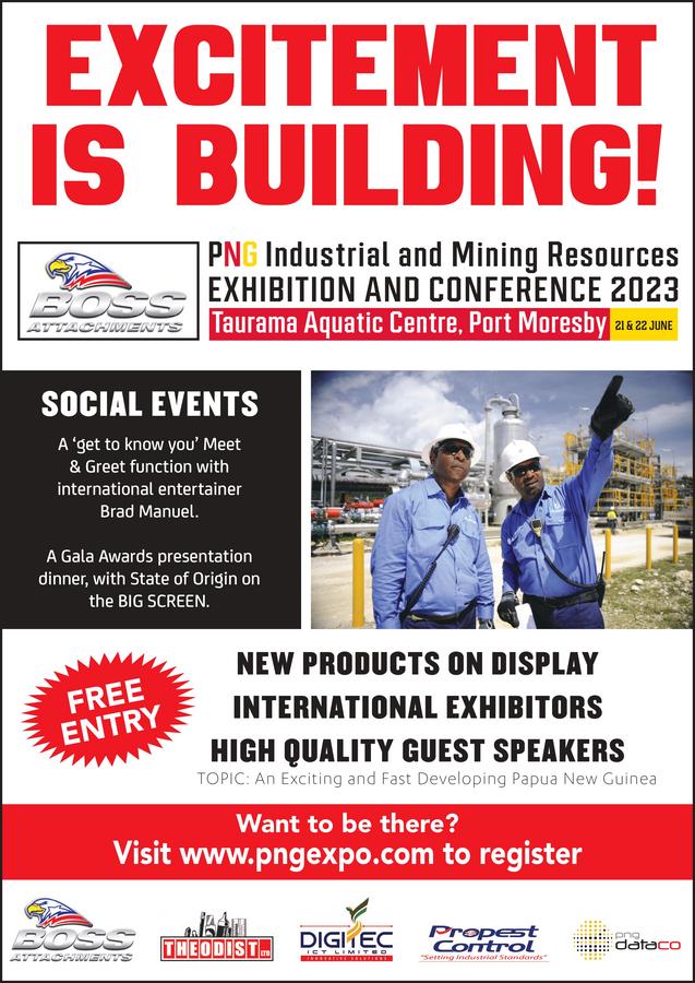 BOSS Attachments PNG INDUSTRIAL MINING AND RESOURCES EXHIBITION AND CONFERENCE EVENT RETURNS FOR SEVENTH CONSECUTIVE YEAR 