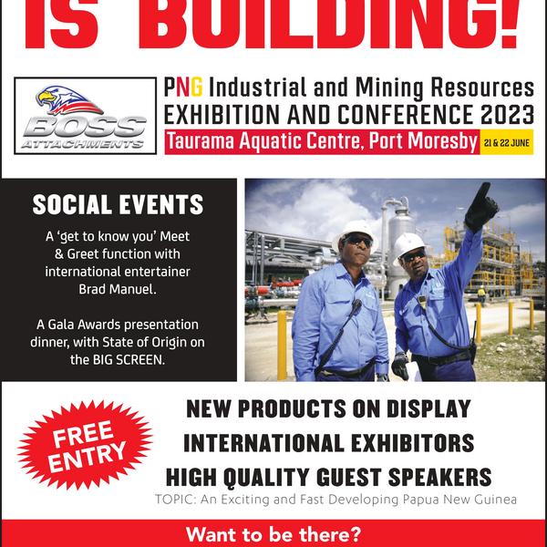 BOSS Attachments PNG INDUSTRIAL MINING AND RESOURCES EXHIBITION AND CONFERENCE EVENT RETURNS FOR SEVENTH CONSECUTIVE YEAR 