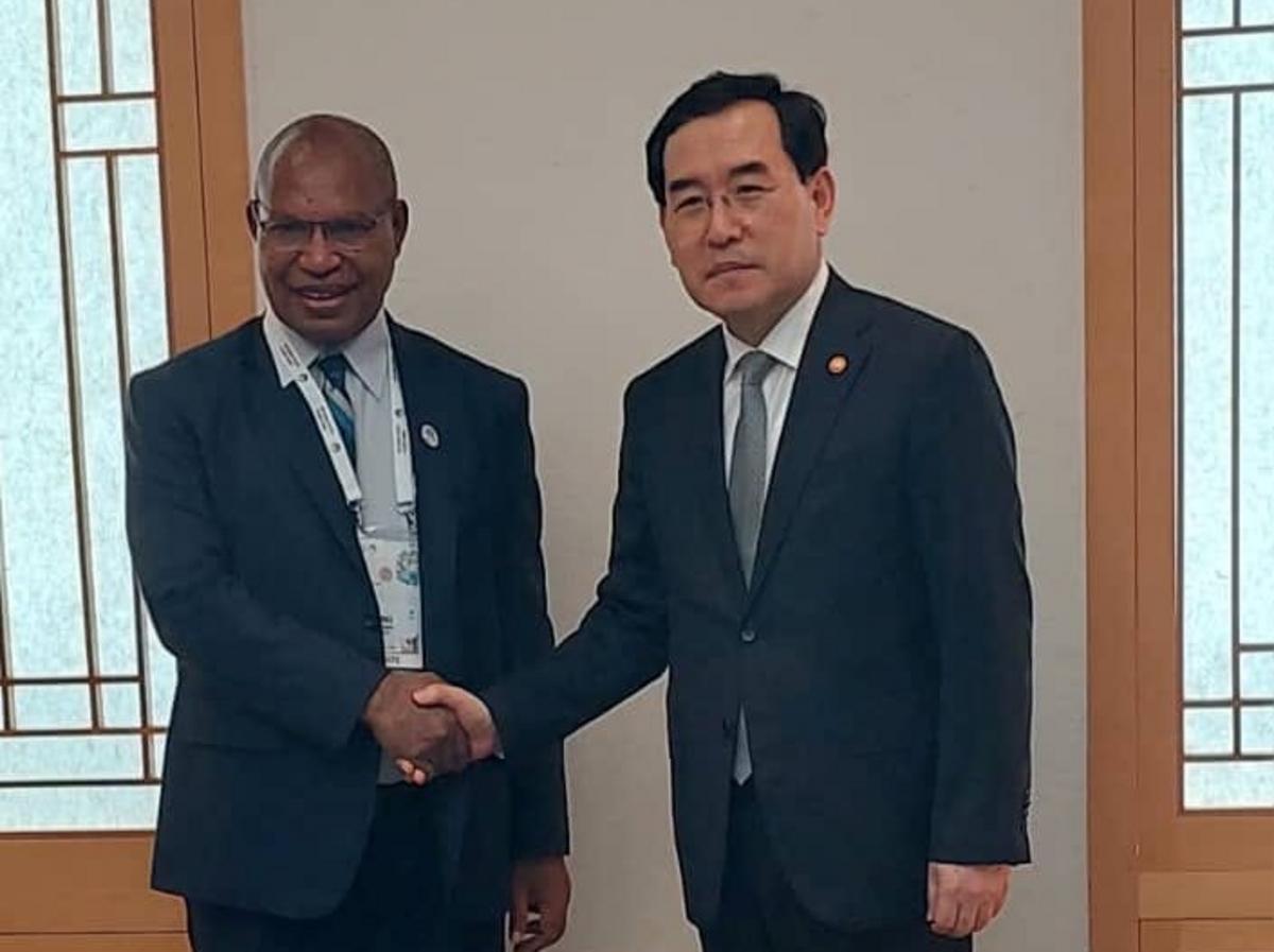 Minister Maru Discusses Broad Trade and Investment Framework with Korean Minister