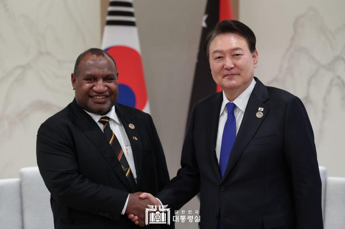 PM Marape meets Korean President Yoon Suk Yeol