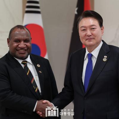 PM Marape meets Korean President Yoon Suk Yeol