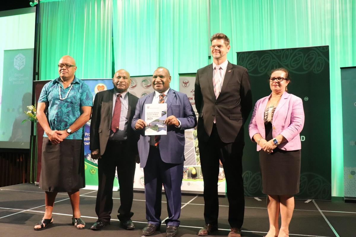 LAUNCH OF THE INCLUSIVE GREEN FINANCE POLICY IN PAPUA NEW GUINEA