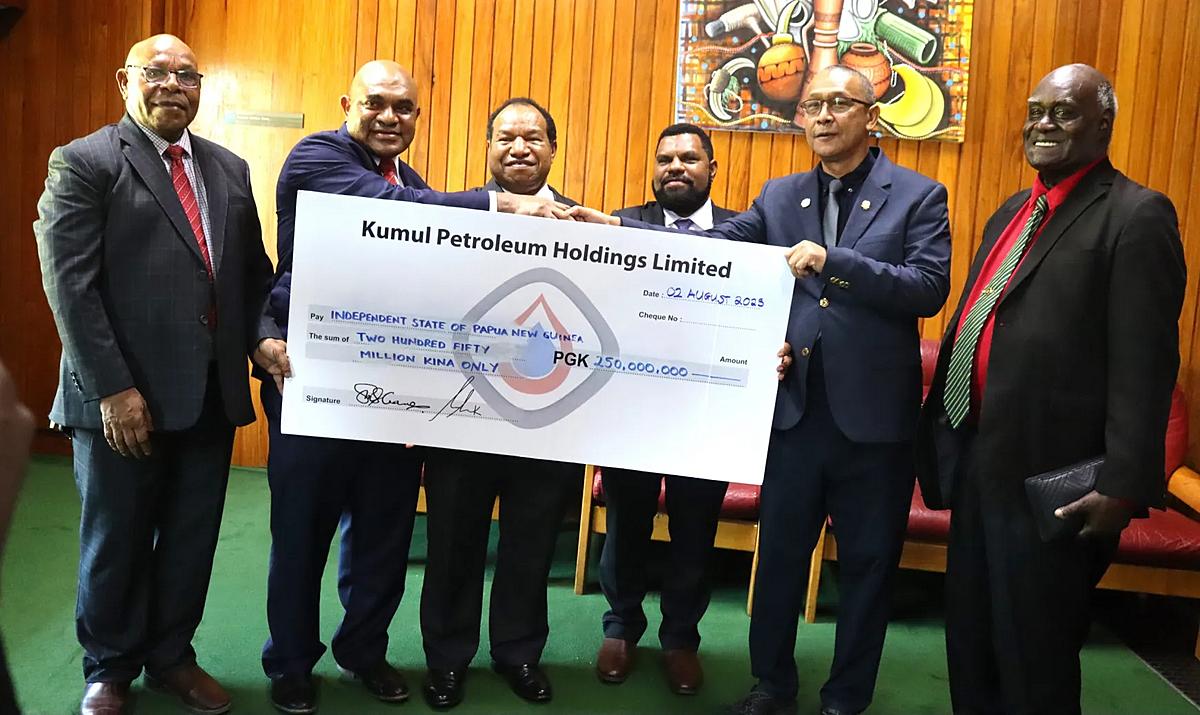 K250 million interim dividend from Kumul Petroleum
