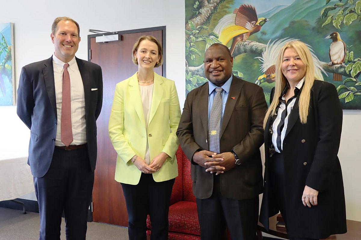 Prime Minister James Marape Holds Productive Meeting with Telstra Leadership