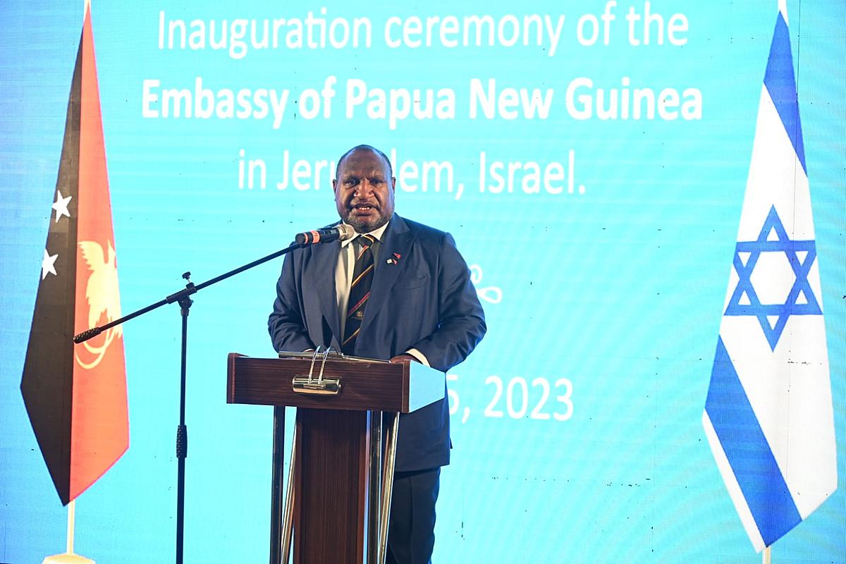 PAPUA NEW GUINEA IS TOLERANT TO DIVERSITY, PM MARAPE SAYS IN LIGHT OF EMBASSY OPENING IN ISRAEL