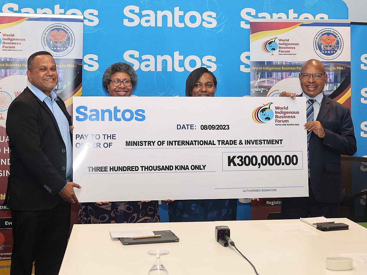 Santos Comes on Board as a Platinum Sponsor of World Indigenous Business Forum