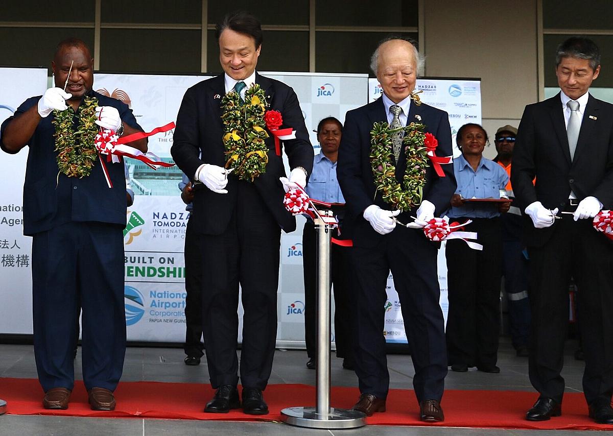 Prime Minister Marape inaugurates the K794 million Nadzab Tomodachi International Airport