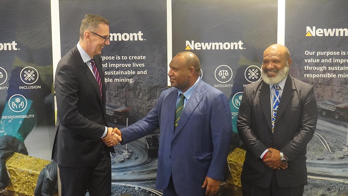 Prime Minister Hon. James Marape Welcomes Newmont Corporation to Papua New Guinea