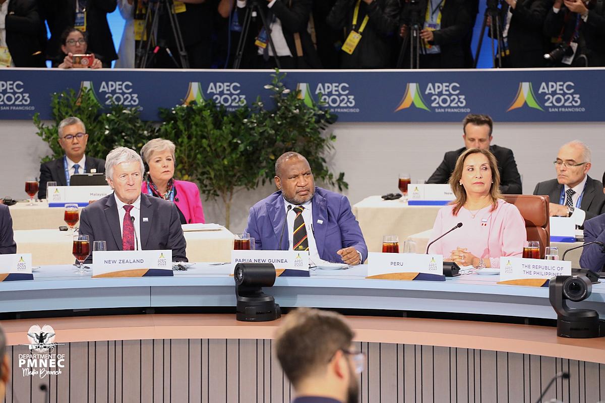 Prime Minister Marape attends APEC Leaders’  Informal Dialogue and Working Lunch – Moscone Center