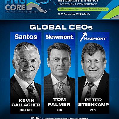 GLOBAL CEOs HEADLINE PNG RESOURCES & ENERGY INVESTMENT CONFERENCE