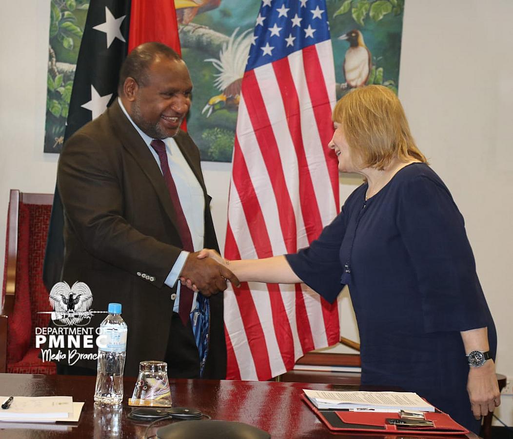 PM MARAPE HOLDS DISCUSSIONS WITH NEW US AMBASSADOR ON PNG-US RELATIONS
