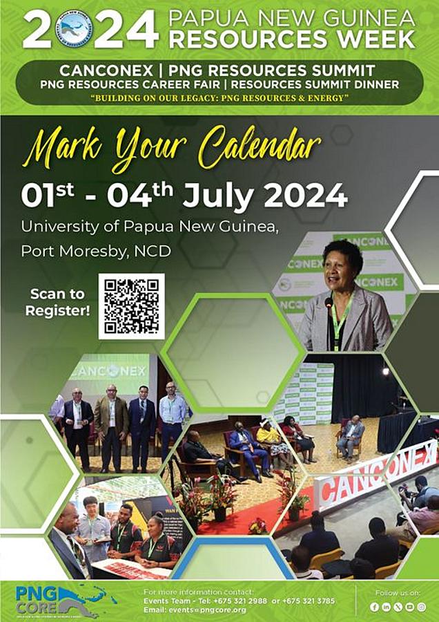 2024 PNG RESOURCES WEEK |1-4 JULY | UPNG & HILTON HOTEL