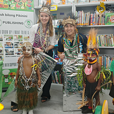 New Early Library Learning Central Opens with support from Chow Foundation in partnership with Buk Bilong Pikinini