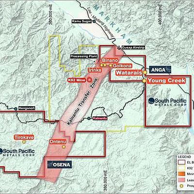 South Pacific Metals Commences New Anga Project Exploration Program Targeting Irinke Extension Gold Prospects Along K92 Border