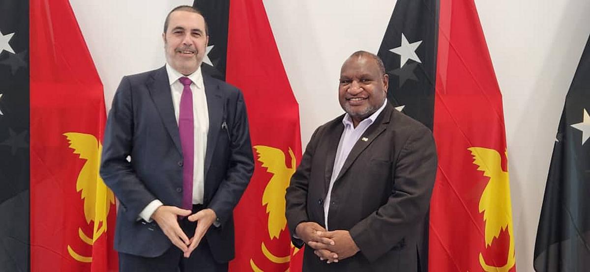 PRIME MINISTER MARAPE MEETS WITH SPECIAL ENVOY FROM UNITED ARAB EMIRATES; UAE KEEN TO TRADE WITH PAPUA NEW GUINEA
