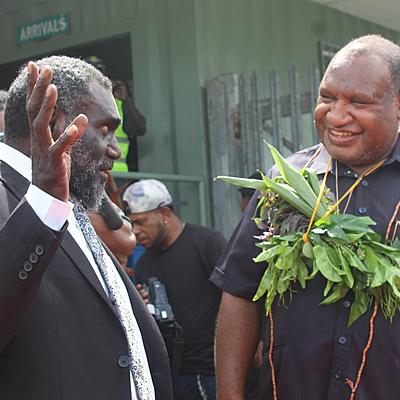 PRIME MINISTER MARAPE OFFICIATES COMMENCEMENT OF AROPA AIRPORT INFRASTRUCTURE UPGRADE PROJECT