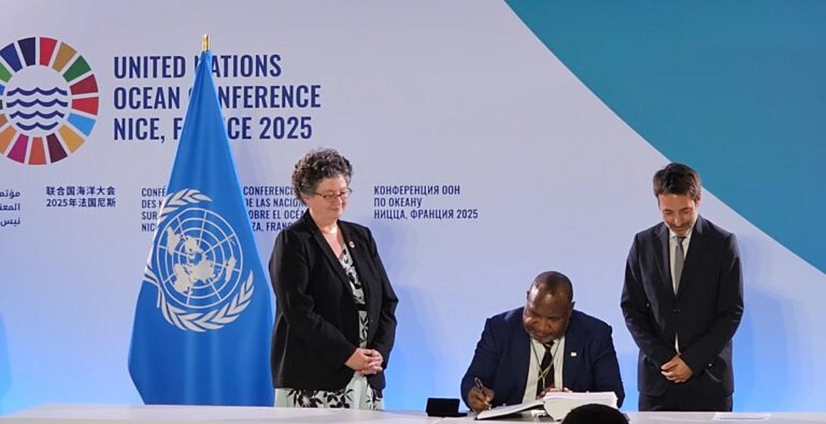Papua New Guinea Signs Major Ocean Treaty at UN Oceans Conference