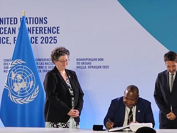 Papua New Guinea Signs Major Ocean Treaty at UN Oceans Conference