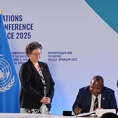 Papua New Guinea Signs Major Ocean Treaty at UN Oceans Conference