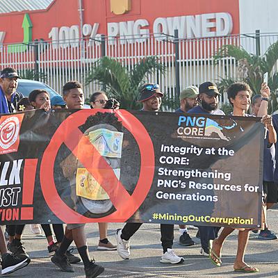 PNG CORE TAKES PART IN 2025 WALK AGAINST CORRUPTION 