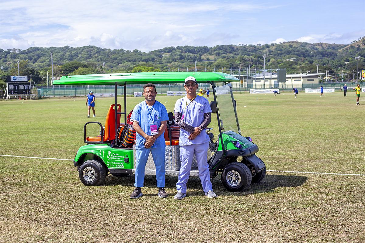 Pacific International Hospital on Field Providing Critical Medical Support During PacificAus Sports Cricket Invitational