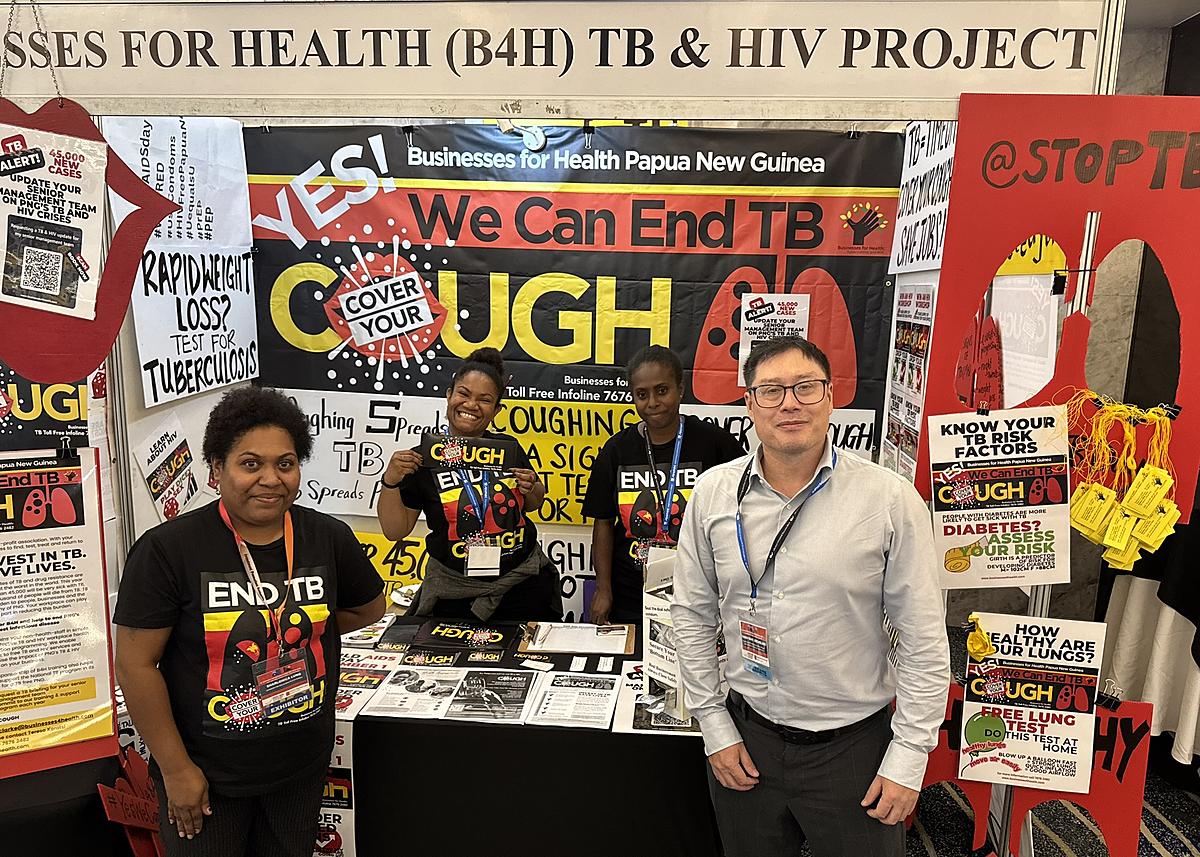 Health on the Agenda: B4H Champions Action on TB and HIV at 40th APNG Forum & Trade Expo