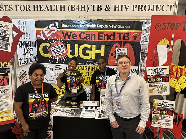 Health on the Agenda: B4H Champions Action on TB and HIV at 40th APNG Forum & Trade Expo