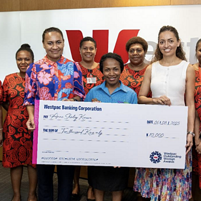 Queenpads Founder Anne-Shirley Korave Wins Top Honours at Westpac Outstanding Women Awards