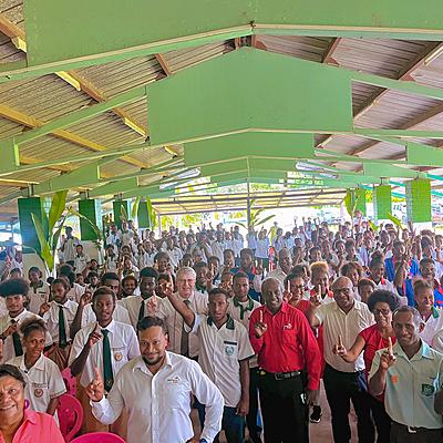 NSL Concludes Regional Engagements with School Visits in Kavieng and Namatanai
