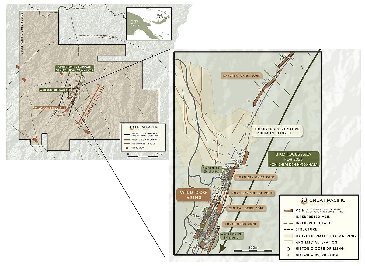 Great Pacific Gold eyes deeper potential at Wild Dog project in PNG
