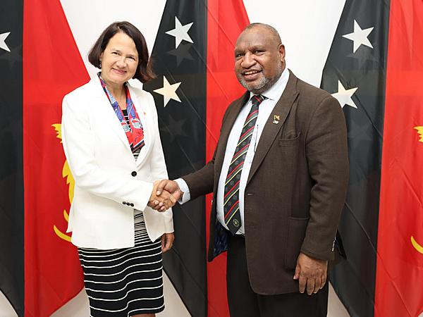 UK Indo-Pacific Minister meets Marape, as PNG–UK ties deepen