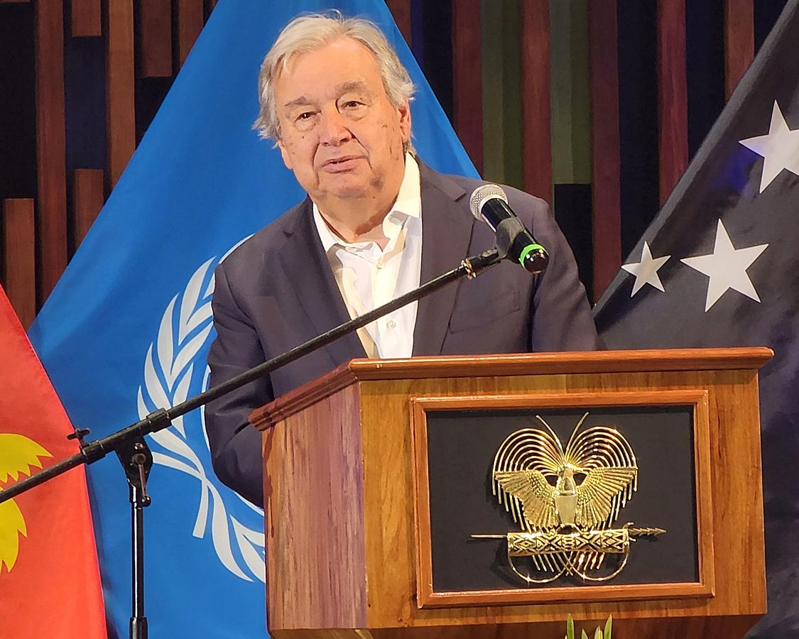 Marape farewells UN chief, pledges solidarity on climate action