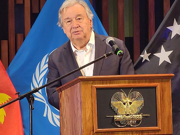 Marape farewells UN chief, pledges solidarity on climate action