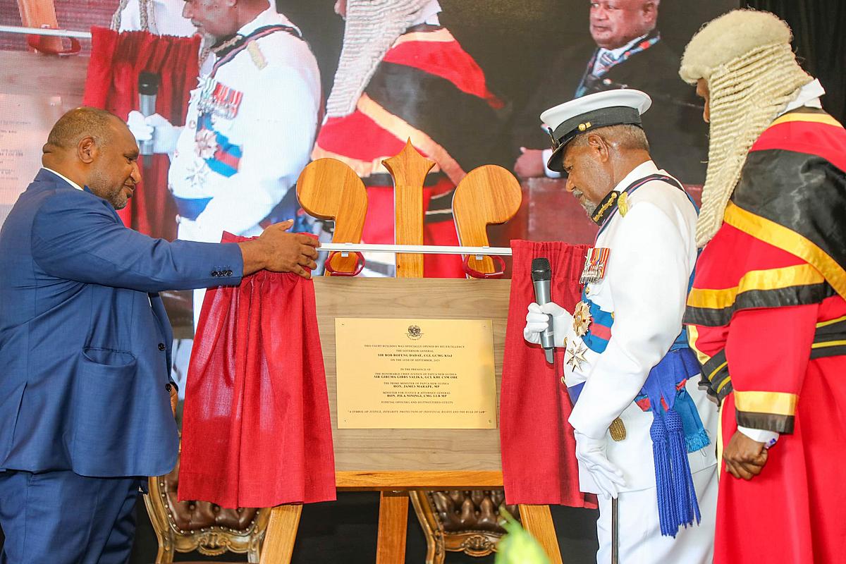 PM Marape Opens K653 Million National Court Complex, Calls It an Investment in Democracy