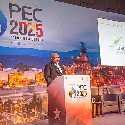 PNG Petroleum Minister Maladina outlines petroleum sector reforms at 2025 PEC Conference