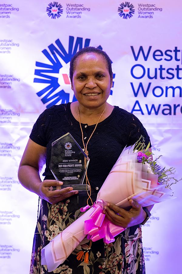 Enga Advocate Wins Top Honours at 2025 Westpac Outstanding Women Awards