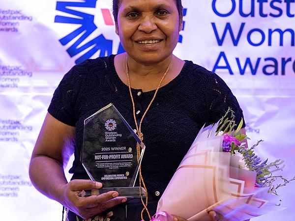 Enga Advocate Wins Top Honours at 2025 Westpac Outstanding Women Awards