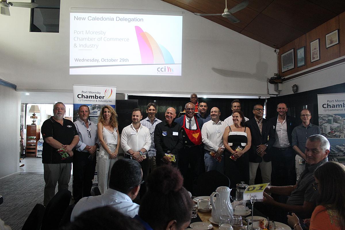 NEW CALEDONIA TRADE DELEGATION STRENGTHENS TIES WITH PNG AT POMCCI BUSINESS BREAKFAST